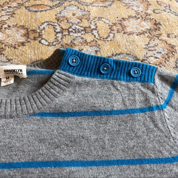 Brooklyn Industries Striped Narwhal Sweater - Picture 4 of 5